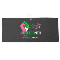 It's The Juneteenth aka For Me Freeish Since 1865 Large Microfiber Waffle Golf Towel