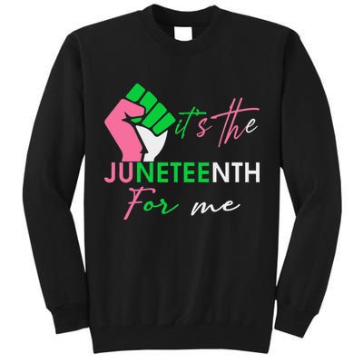 It's The Juneteenth aka For Me Freeish Since 1865 Tall Sweatshirt