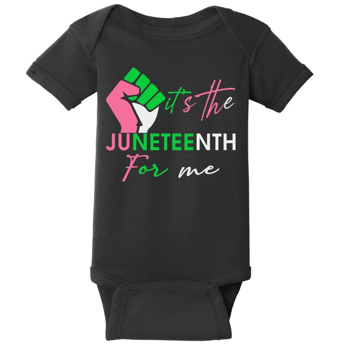 It's The Juneteenth aka For Me Freeish Since 1865 Baby Bodysuit