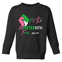 It's The Juneteenth aka For Me Freeish Since 1865 Toddler Sweatshirt