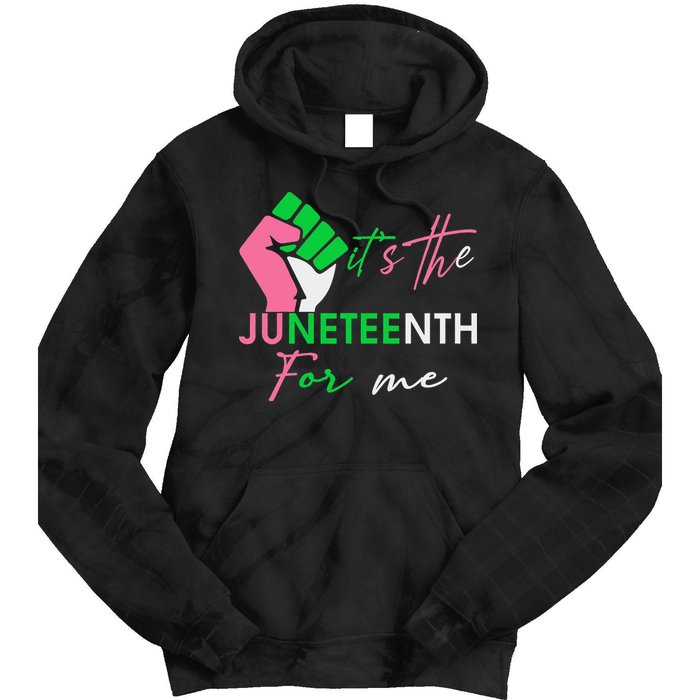 It's The Juneteenth aka For Me Freeish Since 1865 Tie Dye Hoodie