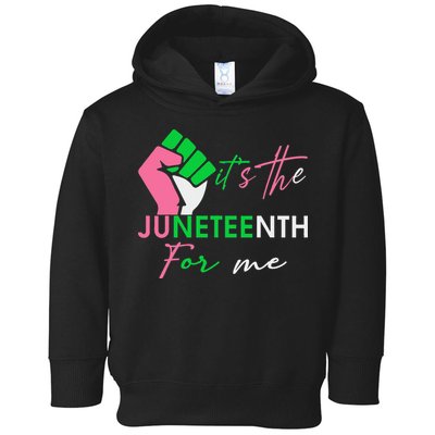 It's The Juneteenth aka For Me Freeish Since 1865 Toddler Hoodie