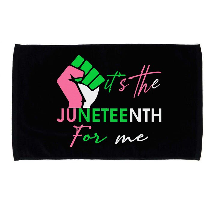 It's The Juneteenth aka For Me Freeish Since 1865 Microfiber Hand Towel