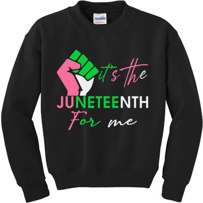 It's The Juneteenth aka For Me Freeish Since 1865 Kids Sweatshirt