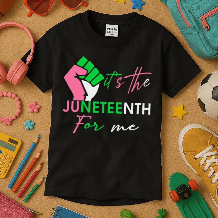 It's The Juneteenth aka For Me Freeish Since 1865 Kids T-Shirt