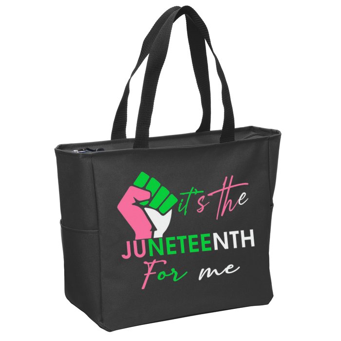 It's The Juneteenth aka For Me Freeish Since 1865 Zip Tote Bag