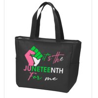It's The Juneteenth aka For Me Freeish Since 1865 Zip Tote Bag