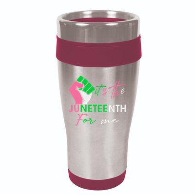 It's The Juneteenth aka For Me Freeish Since 1865 16oz Travel Tumbler