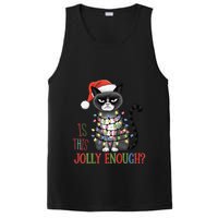 Is This Jolly Enough Xmas Grumpy Christmas Cat PosiCharge Competitor Tank
