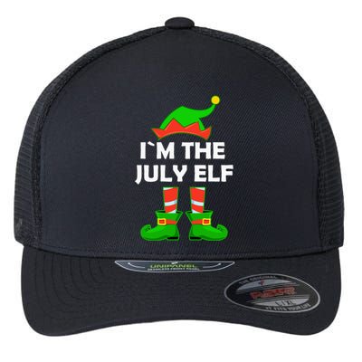 I'm The July Elf Christmas In July Flexfit Unipanel Trucker Cap