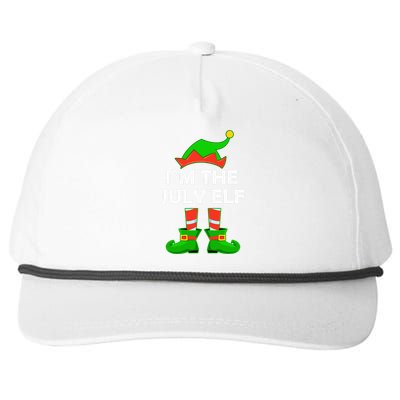 I'm The July Elf Christmas In July Snapback Five-Panel Rope Hat