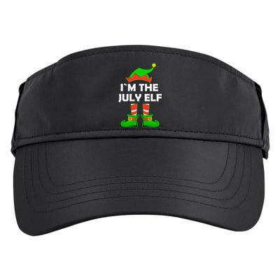 I'm The July Elf Christmas In July Adult Drive Performance Visor