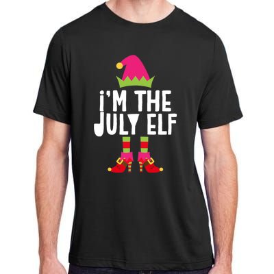 I'm The July Elf Matching Christmas Costume Adult ChromaSoft Performance T-Shirt