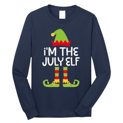 I'm The July Elf Matching Christmas Costume Long Sleeve Shirt