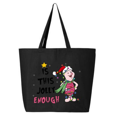 Is This Jolly Enough Piglet Christmas 25L Jumbo Tote