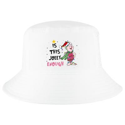 Is This Jolly Enough Piglet Christmas Cool Comfort Performance Bucket Hat