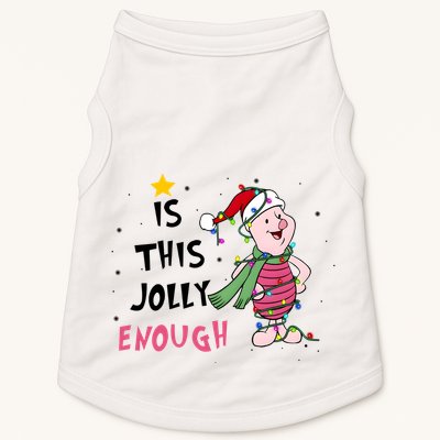 Is This Jolly Enough Piglet Christmas Doggie Tank