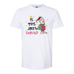 Is This Jolly Enough Piglet Christmas Softstyle® CVC T-Shirt