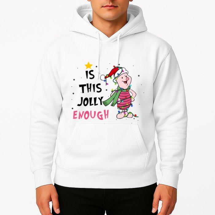 Is This Jolly Enough Piglet Christmas Hoodie