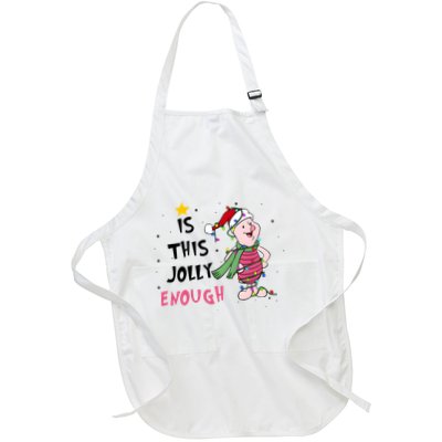Is This Jolly Enough Piglet Christmas Apron