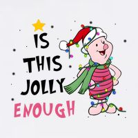 Is This Jolly Enough Piglet Christmas Sweatshirt
