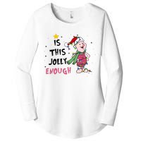 Is This Jolly Enough Piglet Christmas Women's Perfect Tri Tunic Long Sleeve Shirt