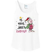 Is This Jolly Enough Piglet Christmas Ladies Essential Tank