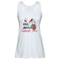 Is This Jolly Enough Piglet Christmas Ladies Essential Flowy Tank