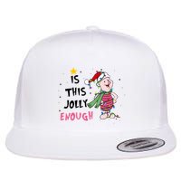 Is This Jolly Enough Piglet Christmas Flatbill Hat