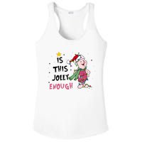 Is This Jolly Enough Piglet Christmas Ladies PosiCharge Competitor Racerback Tank