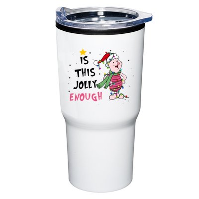 Is This Jolly Enough Piglet Christmas Tumbler