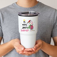 Is This Jolly Enough Piglet Christmas Tumbler