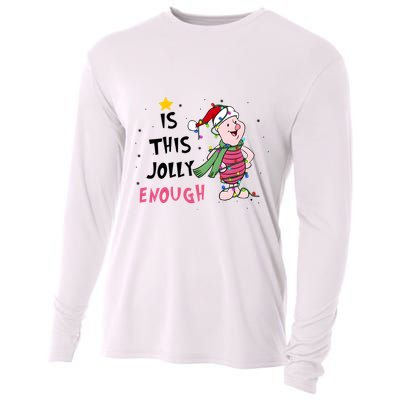 Is This Jolly Enough Piglet Christmas Cooling Performance Long Sleeve Crew