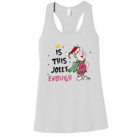 Is This Jolly Enough Piglet Christmas Women's Racerback Tank