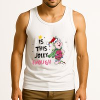 Is This Jolly Enough Piglet Christmas Tank Top