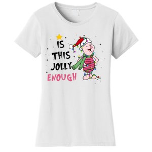 Is This Jolly Enough Piglet Christmas Women's T-Shirt