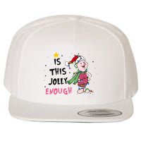 Is This Jolly Enough Piglet Christmas Wool Snapback Cap