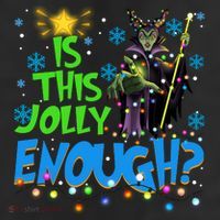 Is This Jolly Enough Maleficent Christmas Lights Villains Christmas 11oz C Handle Ceramic Mug