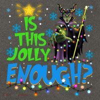 Is This Jolly Enough Maleficent Christmas Lights Villains Christmas Cotton Canvas Backpack