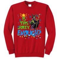 Is This Jolly Enough Maleficent Christmas Lights Villains Christmas Sweatshirt