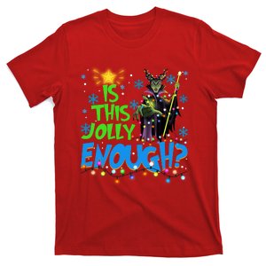 Is This Jolly Enough Maleficent Christmas Lights Villains Christmas T-Shirt