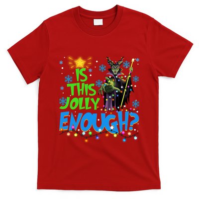 Is This Jolly Enough Maleficent Christmas Lights Villains Christmas T-Shirt