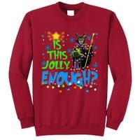 Is This Jolly Enough Maleficent Christmas Lights Villains Christmas Tall Sweatshirt