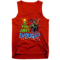 Is This Jolly Enough Maleficent Christmas Lights Villains Christmas Tank Top