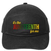 It's The Juneteenth For Me 7-Panel Snapback Hat