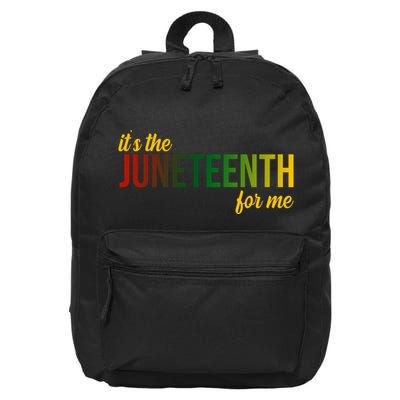 It's The Juneteenth For Me 16 in Basic Backpack