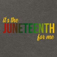 It's The Juneteenth For Me Cotton Canvas Backpack