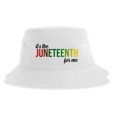 It's The Juneteenth For Me Sustainable Bucket Hat