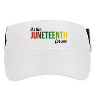It's The Juneteenth For Me Adult Drive Performance Visor