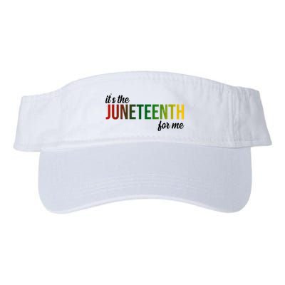 It's The Juneteenth For Me Visor